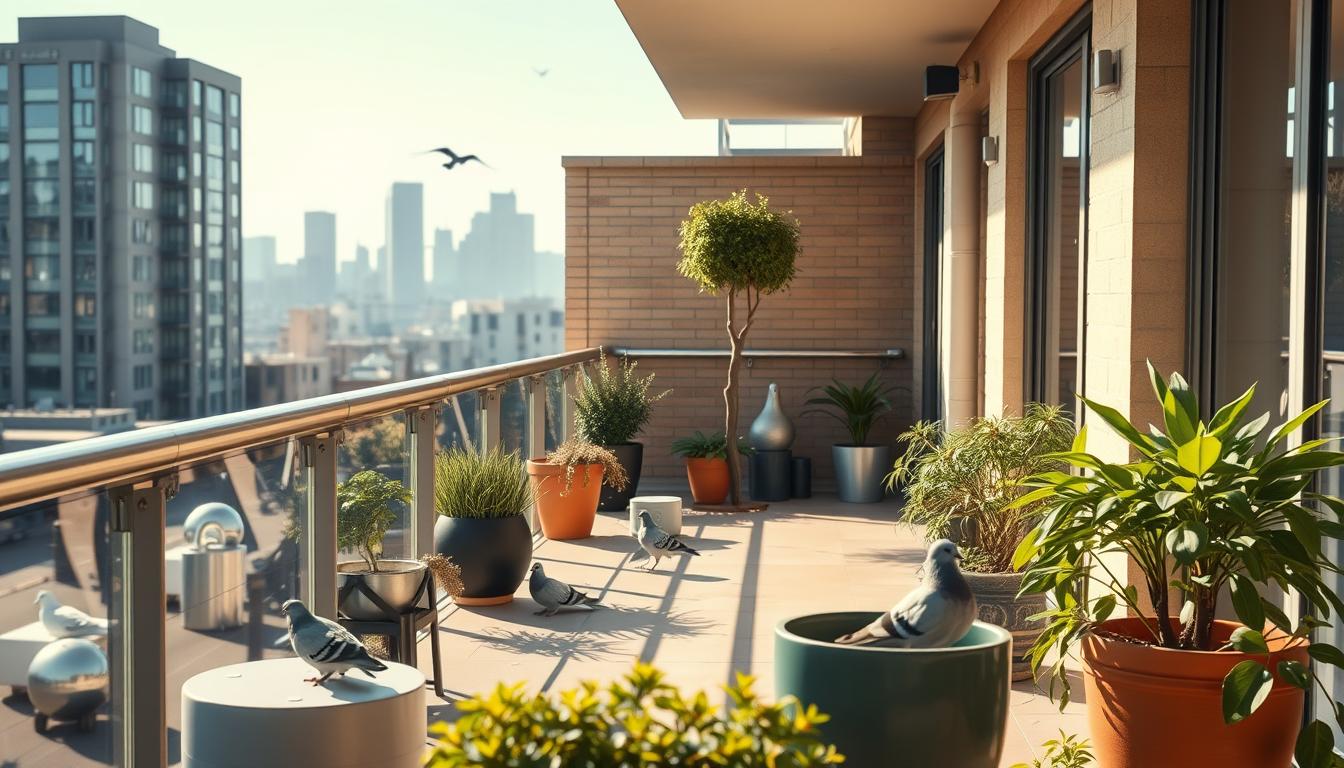 Jak odstraszyć gołębie z balkonu