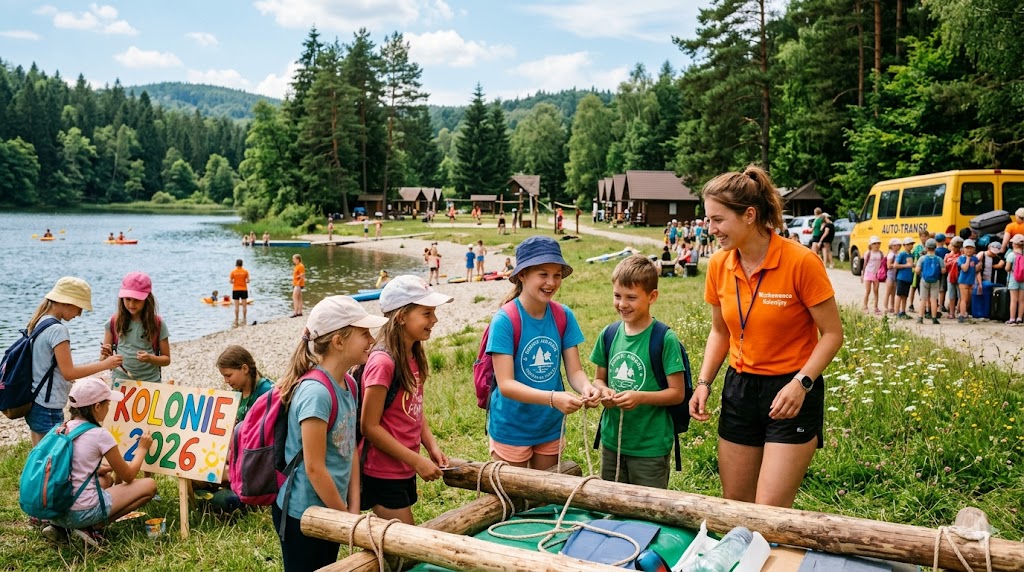 Kolonie i półkolonie 2026: sprawdź organizatora, bazę MEN, kadrę, umowę i transport. Zobacz praktyczną listę kontroli przed zapisem dziecka i wybierz bezpieczny wyjazd na wakacje 2026 już dziś.
