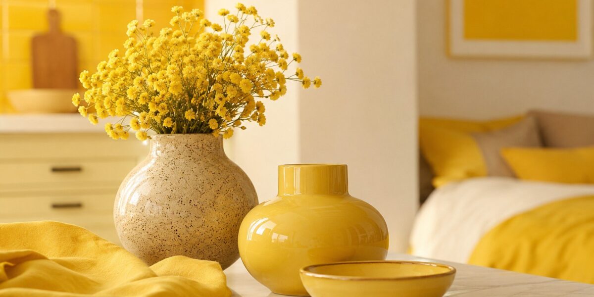 Butter yellow w mieszkaniu wraca jako ciepły, jasny żółty do kuchni, sypialni i dodatków. Sprawdzamy, z czym go łączyć, gdzie działa najlepiej i jak uniknąć błędów aranżacyjnych.