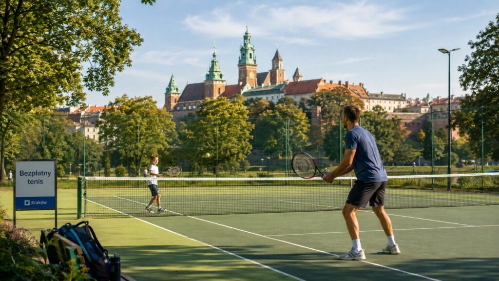 Bezpłatny tenis w Krakowie: rodzinny plan na końcówkę wakacji bez płatnych atrakcji