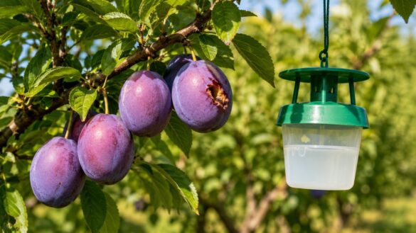 Śliwki mają robaki przy pestce? Sprawdź termin zbioru, objawy owocówki śliwkóweczki oraz plan ochrony drzewa latem, jesienią i wiosną, aby ograniczyć szkody w przyszłym roku.