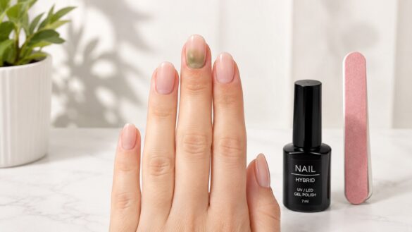 Zielony paznokieć po hybrydzie może wskazywać na green nail syndrome związany z Pseudomonas. Sprawdź, skąd bierze się kolor, kiedy iść do dermatologa i dlaczego nie nakładać kolejnej hybrydy od razu.