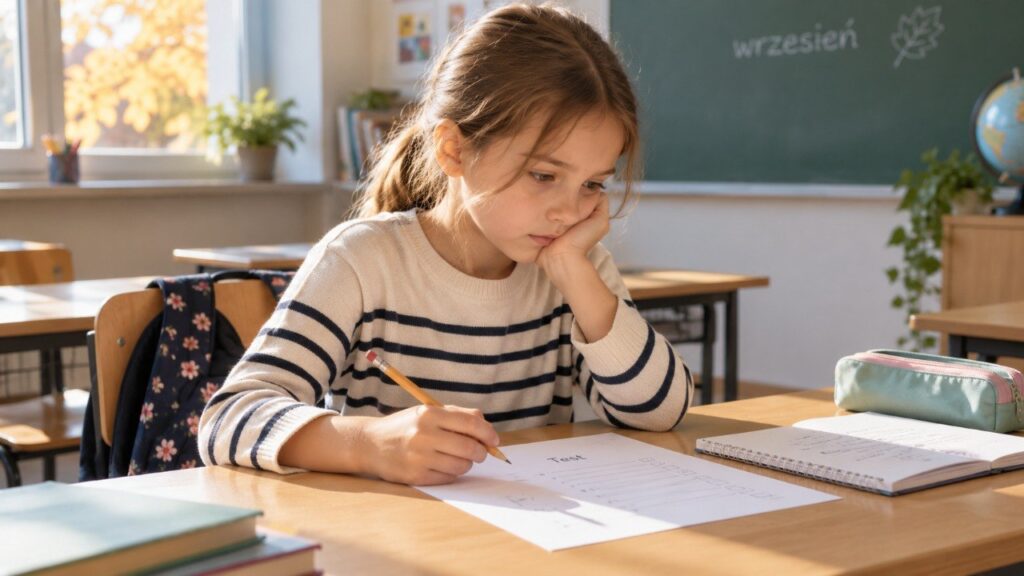 Pierwsze kontrolne we wrześniu: adaptacja po wakacjach czy dziecko zaczyna mieć zaległości
