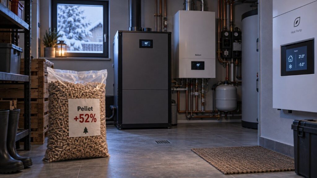 Pellet podrożał o 52%: ile tej zimy będzie kosztować ogrzewanie domu gazem, pelletem i pompą ciepła