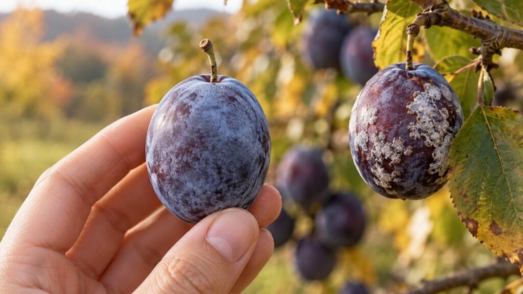 Biały nalot na śliwkach jesienią nie zawsze oznacza chorobę: jak odróżnić naturalny wosk od grzyba