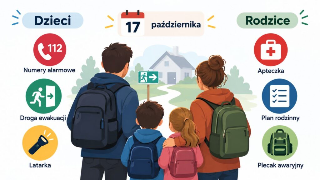 Krajowy Trening Rodzinny 17 października: co przećwiczą dzieci i rodzice