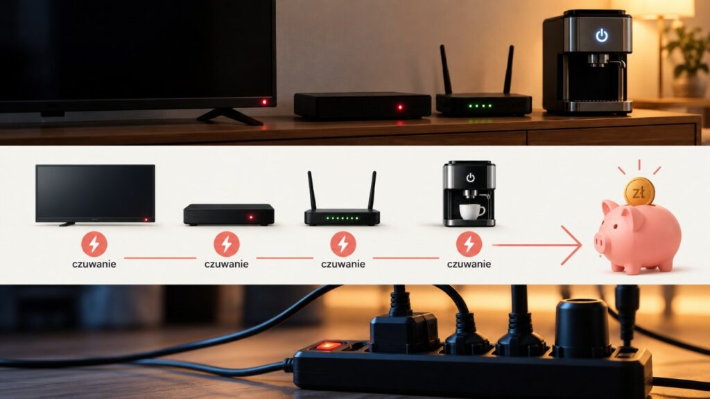 Ile kosztuje tryb czuwania? Telewizor, dekoder, router i ekspres pobierają prąd całą dobę