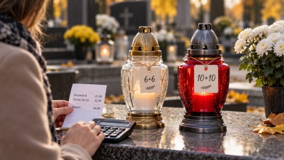 Promocje 6+6 i 10+10 na znicze kuszą przed 1 listopada. Sprawdzamy ceny wkładów, czas palenia, koszt jednej godziny oraz to, kiedy większy pakiet faktycznie daje rodzinie realną oszczędność.